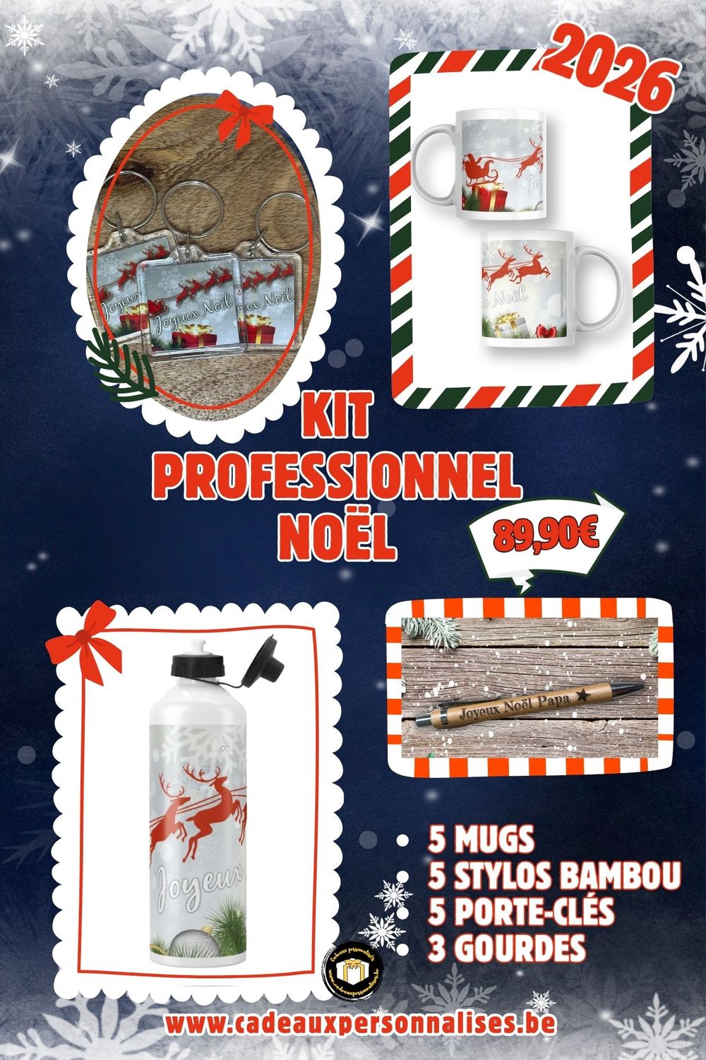 Kit de revente sur le thème de Noël pour les professionnels