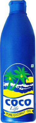 Coco Life Coconut Oil  50 ml, 100 ml, 175 ml, 200 ml, 250 ml.