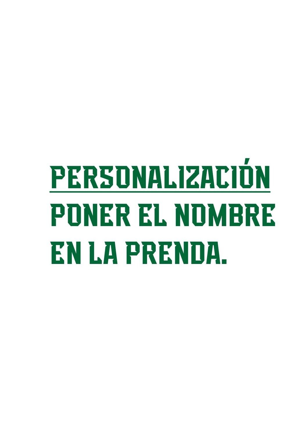 MARCAR CON EL NOMBRE