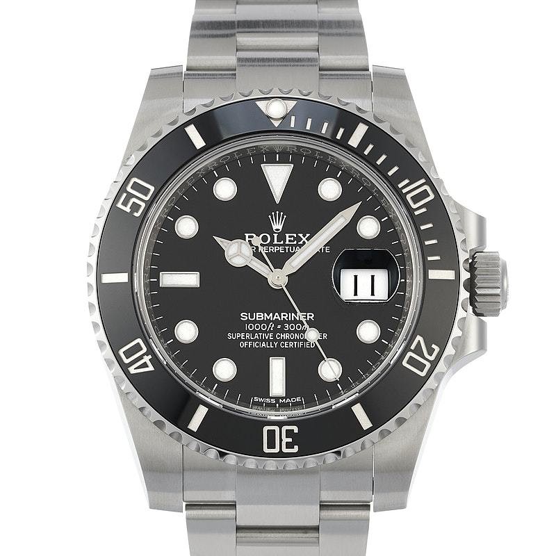silver Rolex Watch