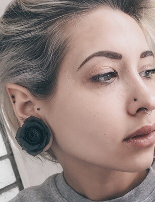 Rose - Double Flared Ear Plugs