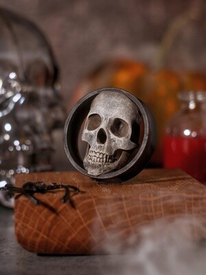 Skull - Double Flared Ear Plugs Skull - Double Flared Ear Plugs