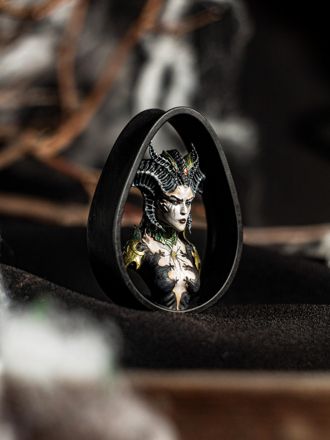 Lilith from Diablo 4 - Double Flared Ear Plugs