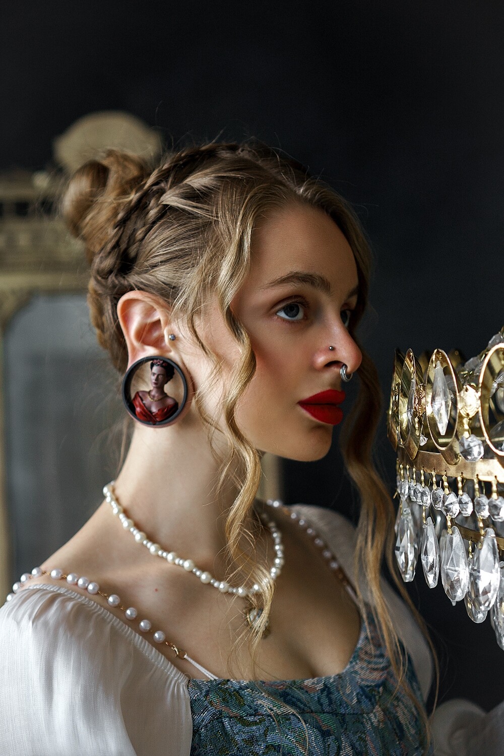 Frida Kahlo - Double Flared Ear Tunnels Frida Kahlo - Double Flared Ear Tunnels