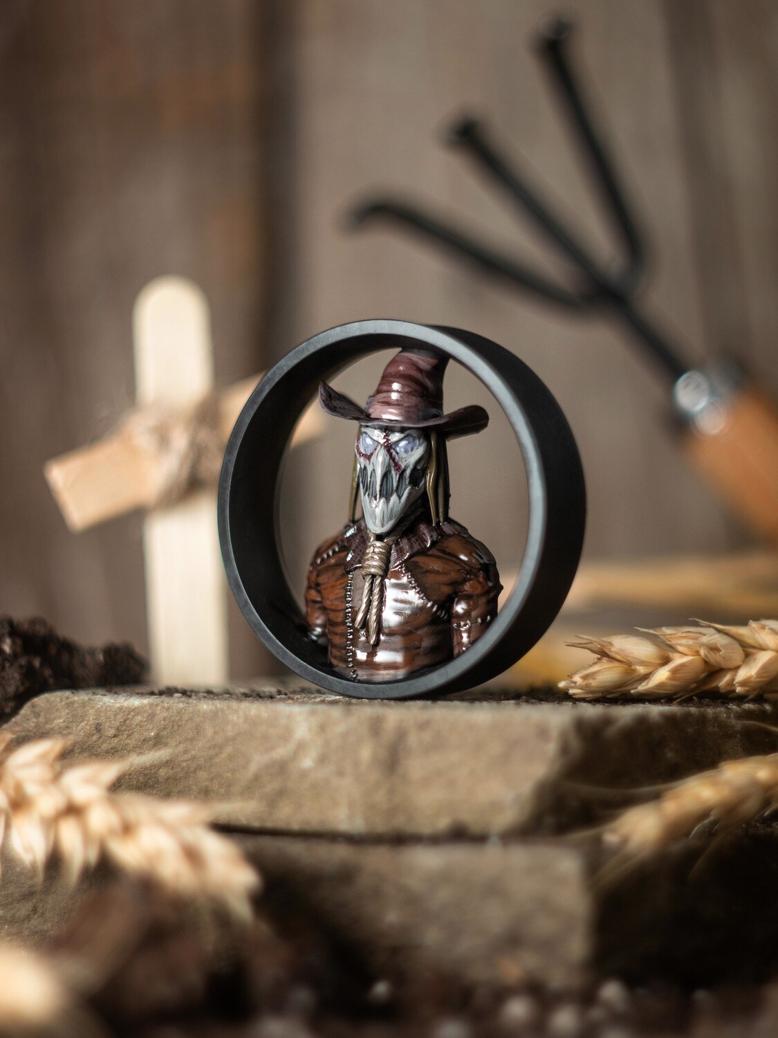 Scarecrow - Double Flared Ear Tunnels