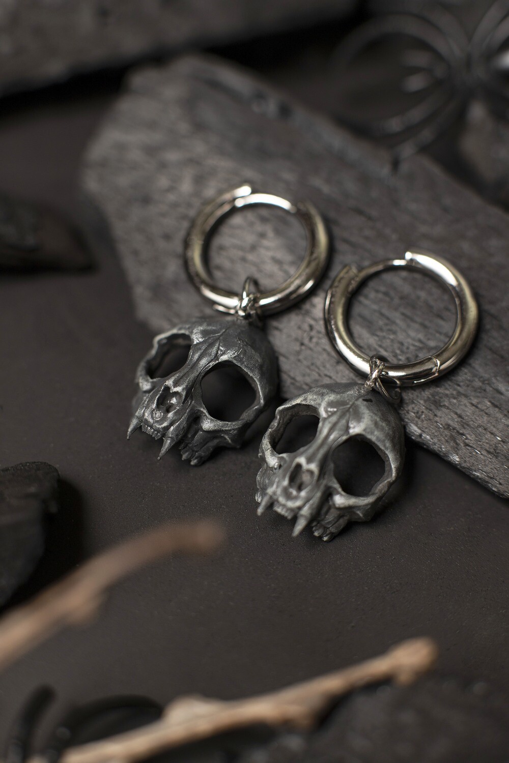 Cat Skull Earrings Cat Skull Earrings