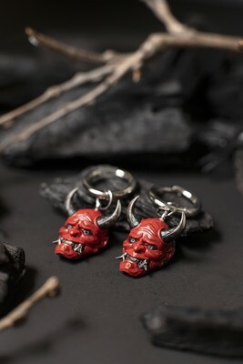 Hannya Earrings
