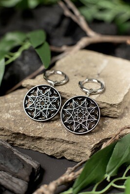 Gothic Rose Earrings