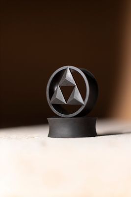 TRIFORCE - Double Flared Ear Tunnels