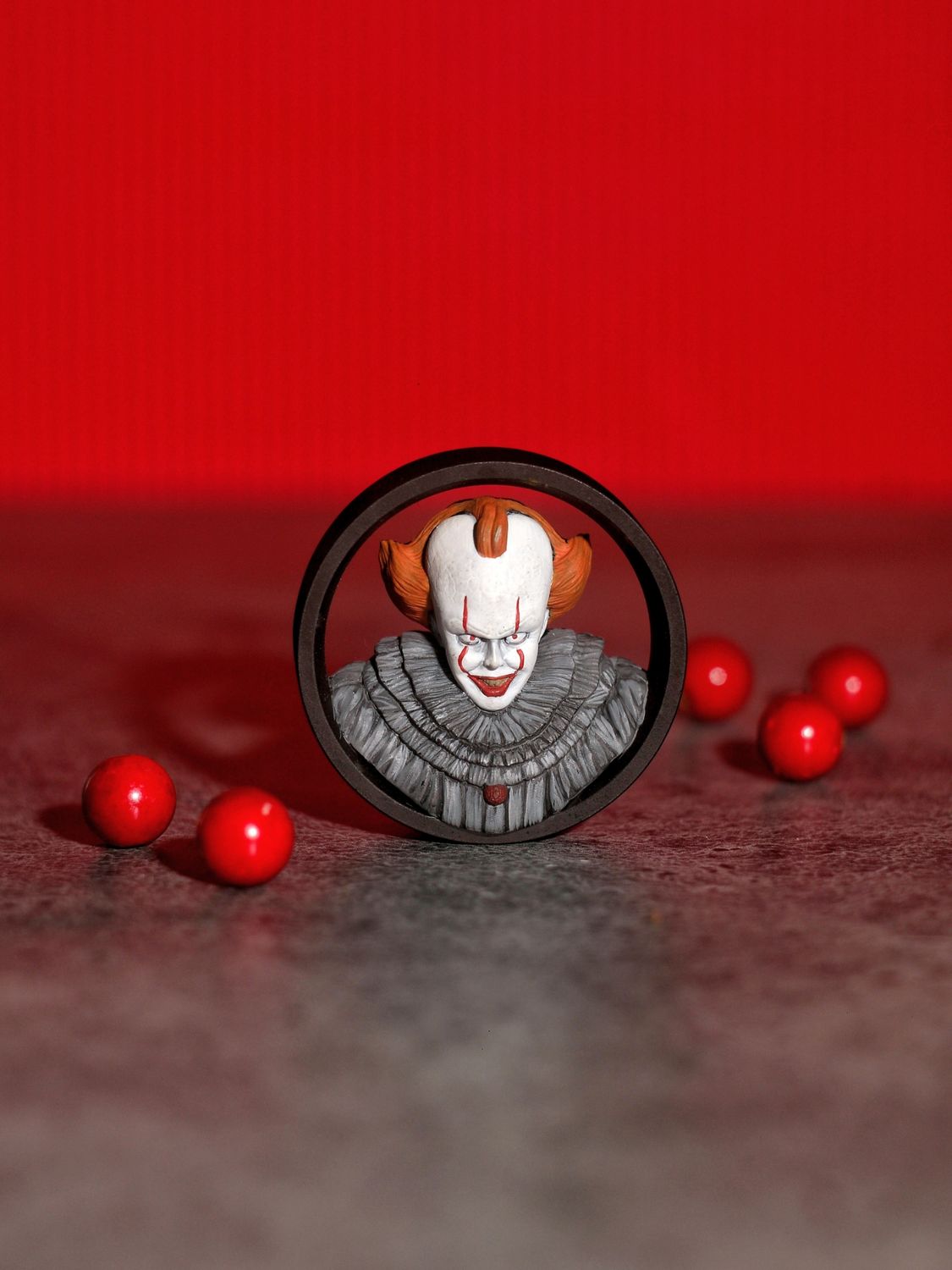 Evil Clown - Double Flared Ear Tunnels Evil Clown - Double Flared Ear Tunnels