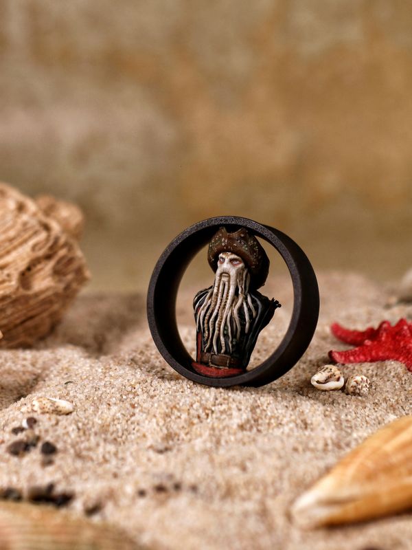 Old Pirate Octopus - Double Flared Ear Tunnels