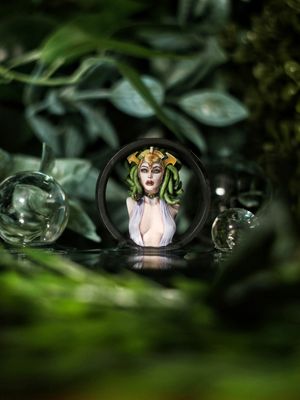 Medusa Gorgon - Double Flared Ear Plugs Medusa Gorgon - Double Flared Ear Plugs