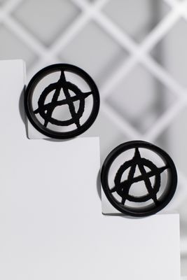 Anarchy- Double Flared Ear Tunnels