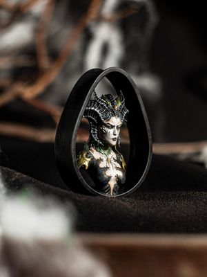 Lilith from Diablo 4 - Double Flared Ear Plugs Lilith from Diablo 4 - Double Flared Ear Plugs