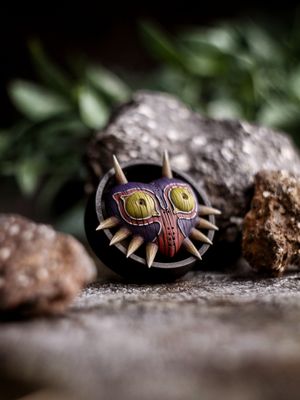 Majora's Mask - Double Flared Ear Plugs Majora's Mask - Double Flared Ear Plugs