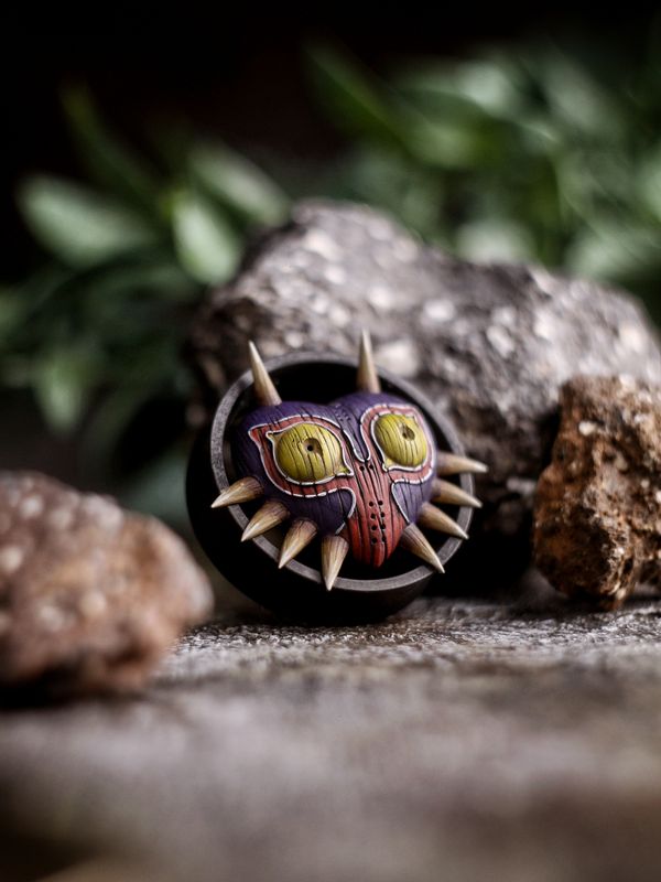 Majora's Mask - Double Flared Ear Plugs