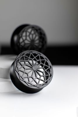 Sunflower - Double Flared Ear Tunnels