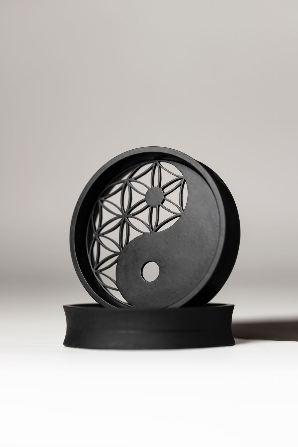 Yin Yang - Double Flared Ear Plugs