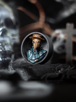 Plague Doctor - Double Flared Ear Plugs Plague Doctor - Double Flared Ear Plugs