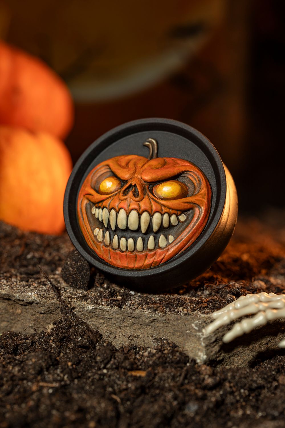 Pumpkin Jack  - Double Flared Ear Plugs