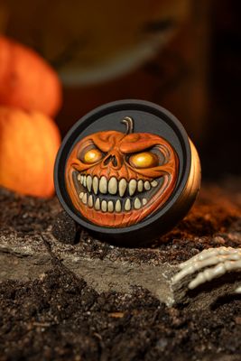 Pumpkin Jack - Double Flared Ear Plugs Pumpkin Jack - Double Flared Ear Plugs