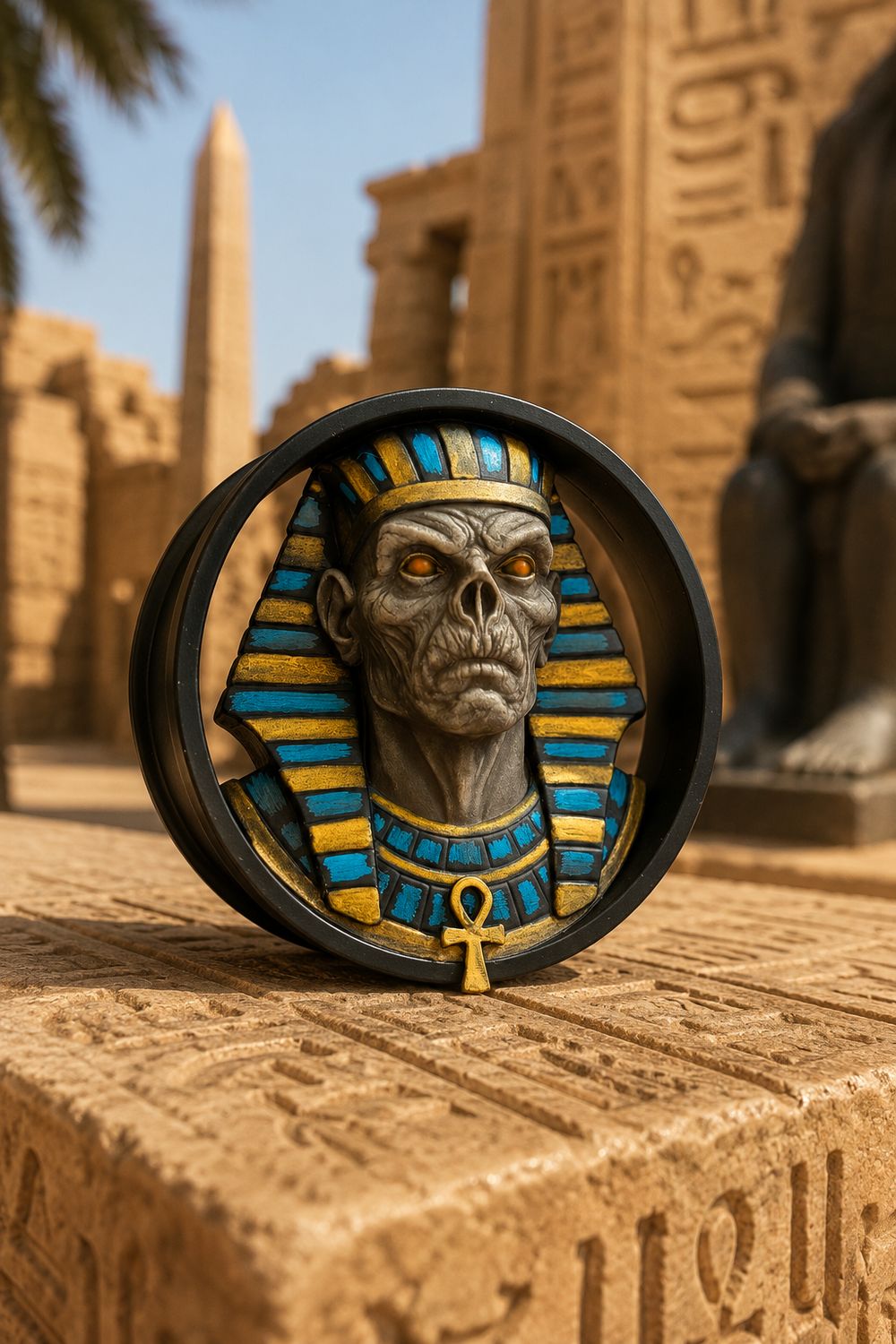 Mummy Pharaoh - Double Flared Ear Plugs