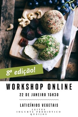 Workshop Online Laticínios Vegetais