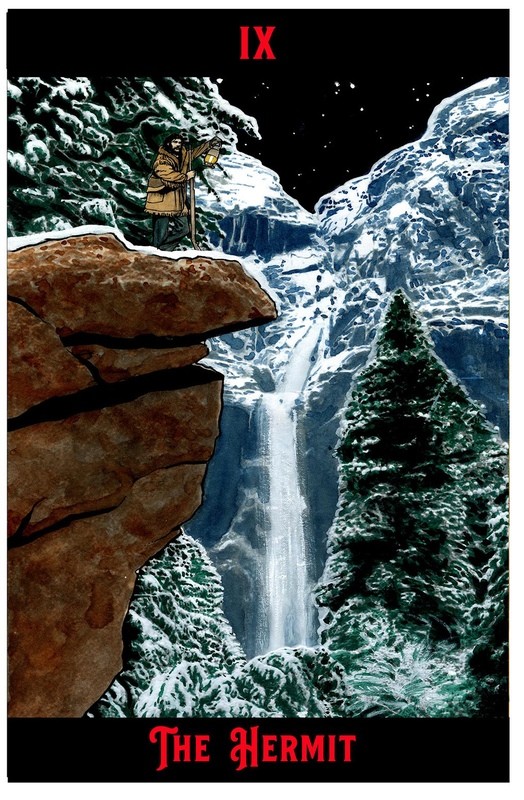 The Hermit Print  6&quot; x 9&quot;
