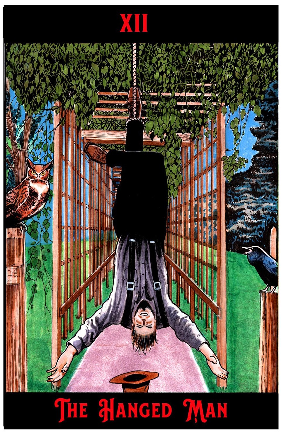 The Hanging Man Print  6" x 9"