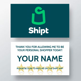 gig worker thank you cards gig worker thank you