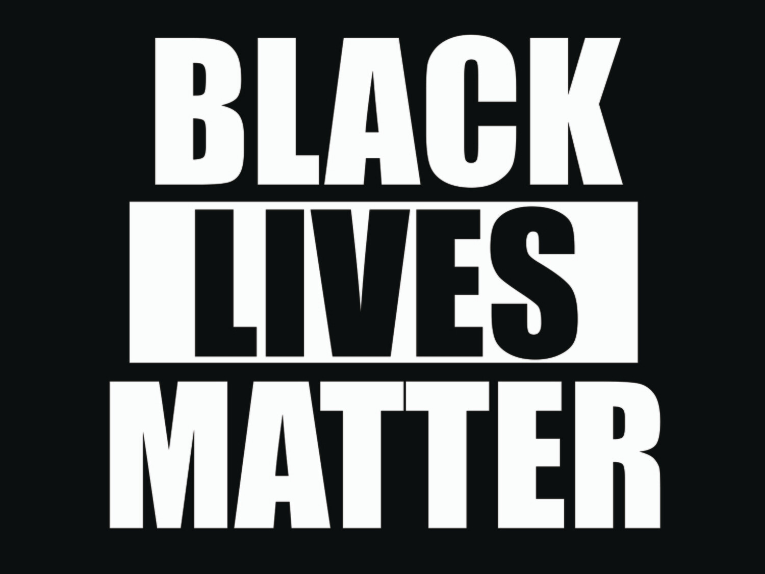 Black Lives Matter - Yard Sign
