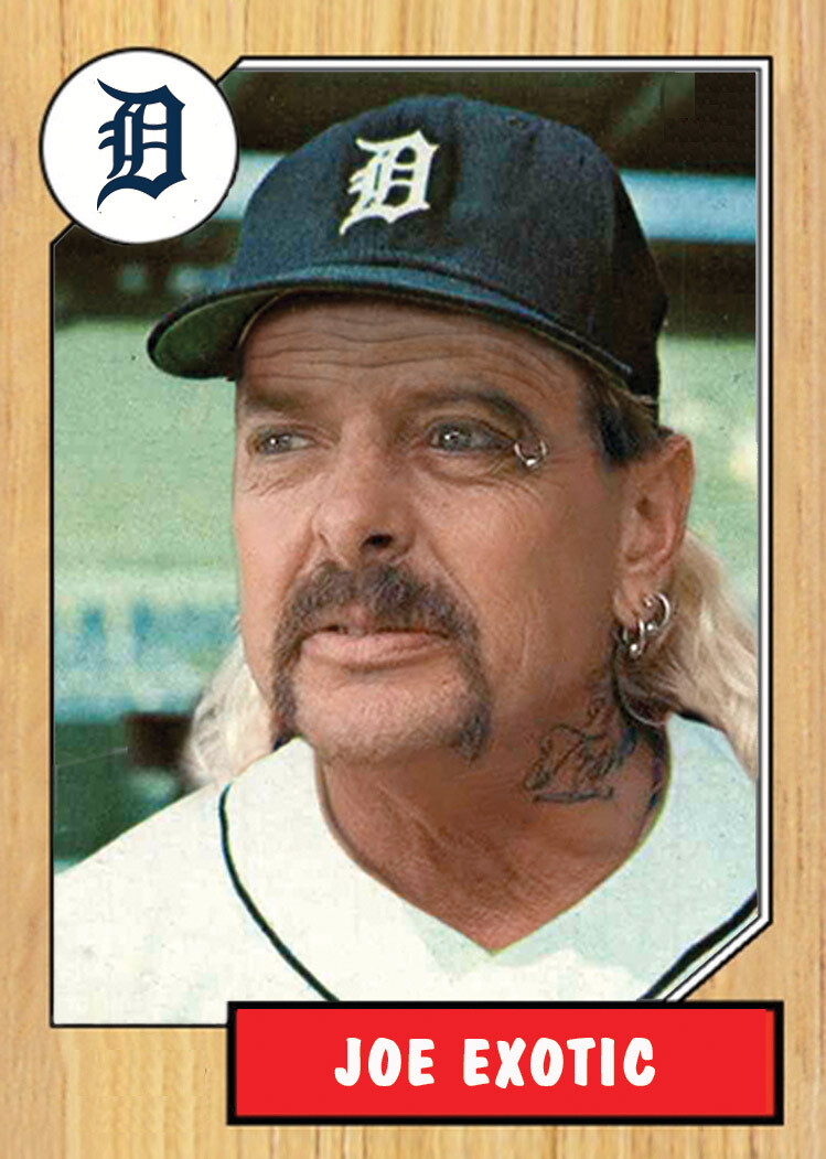 Joe Exotic Baseball Card!  1987 Topps!