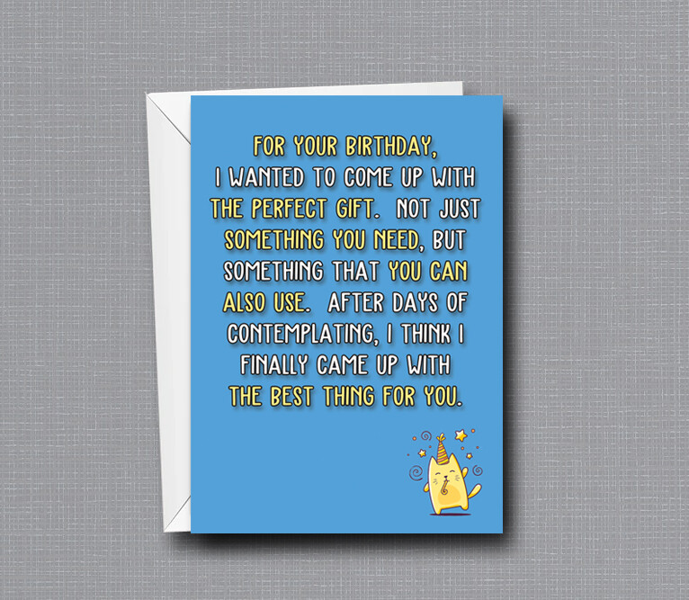 You Need Therapy - Funny Birthday Card