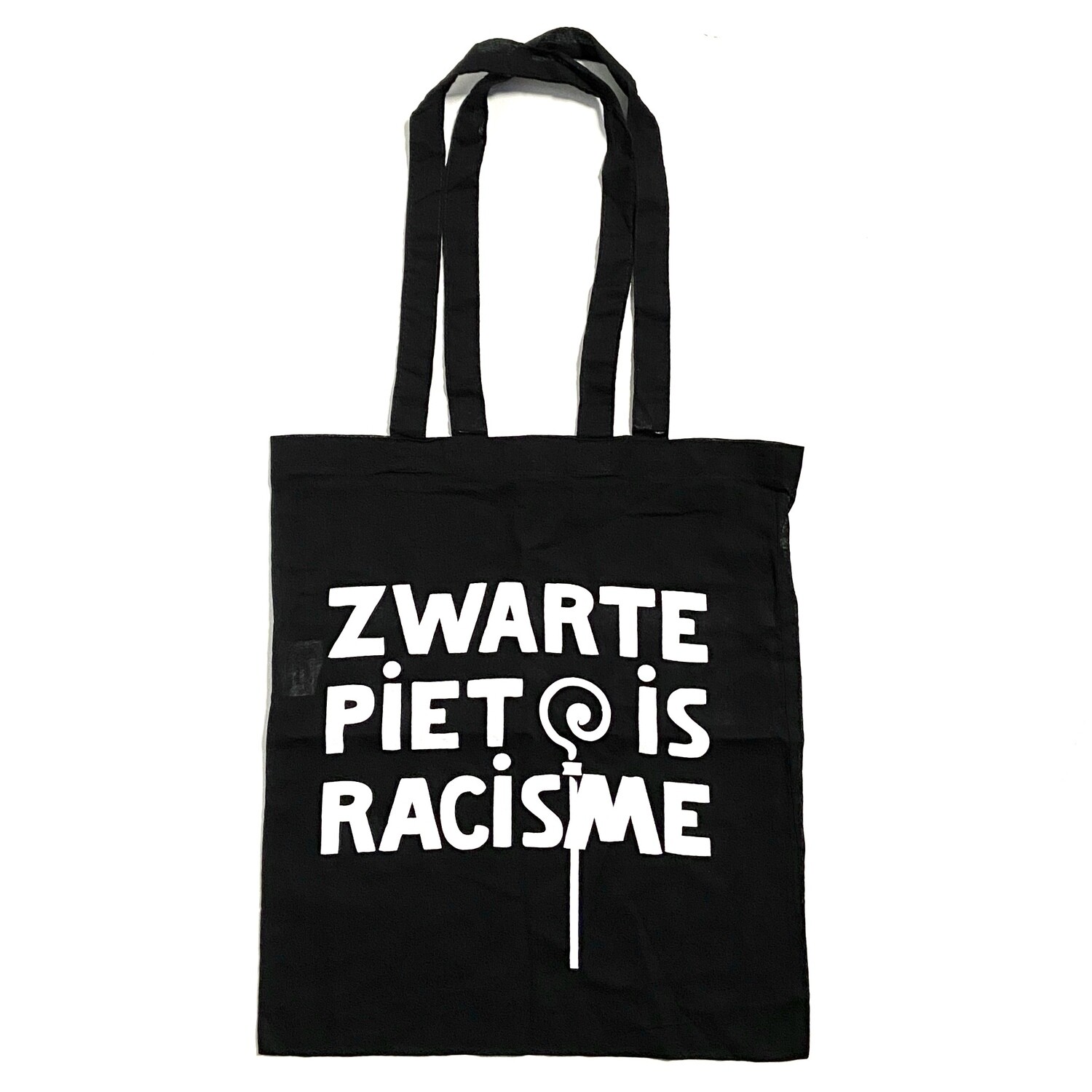 Tote bag: Zwarte Piet is Racisme / Stop Blackface