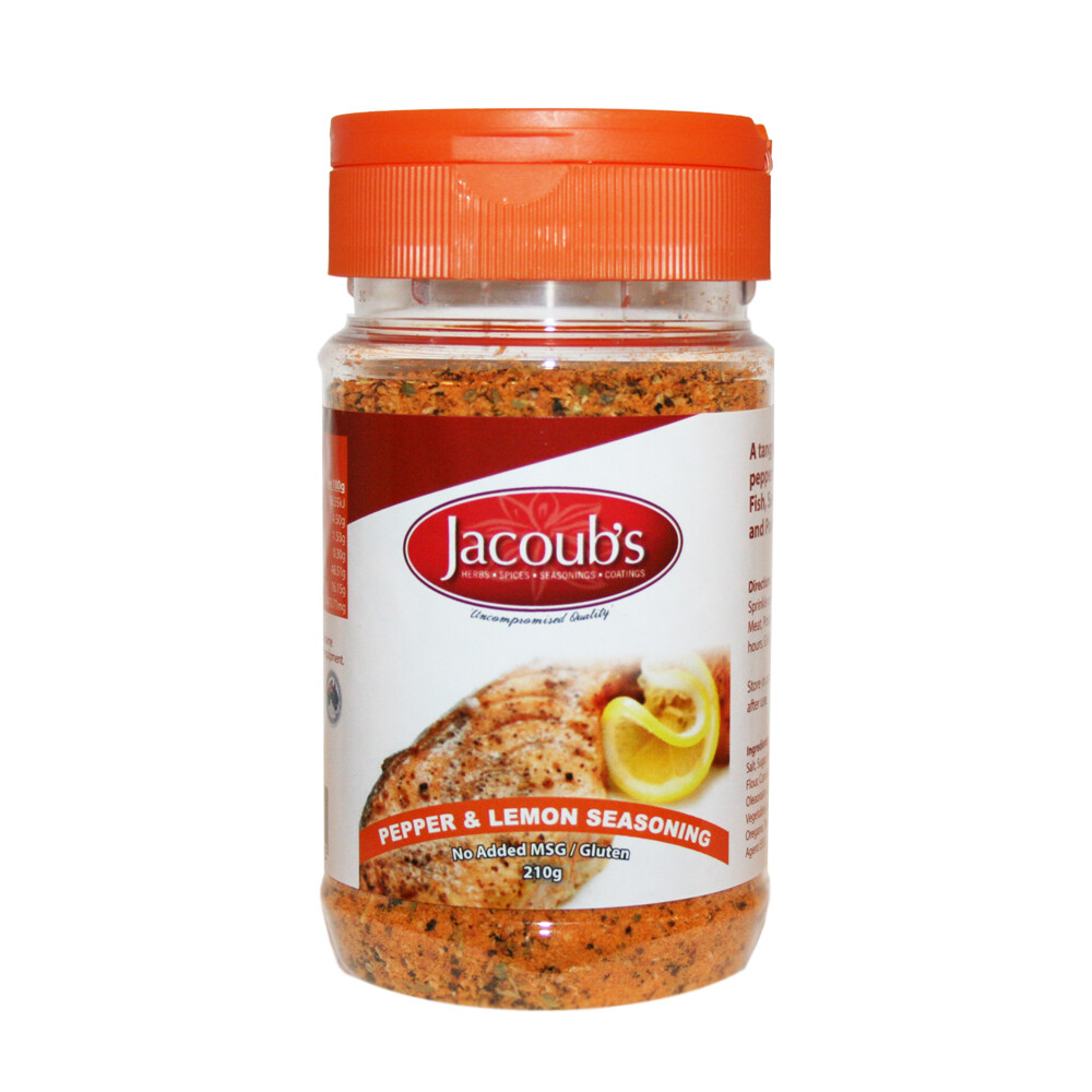Jacoubs Pepper &amp; Lemon Seasoning