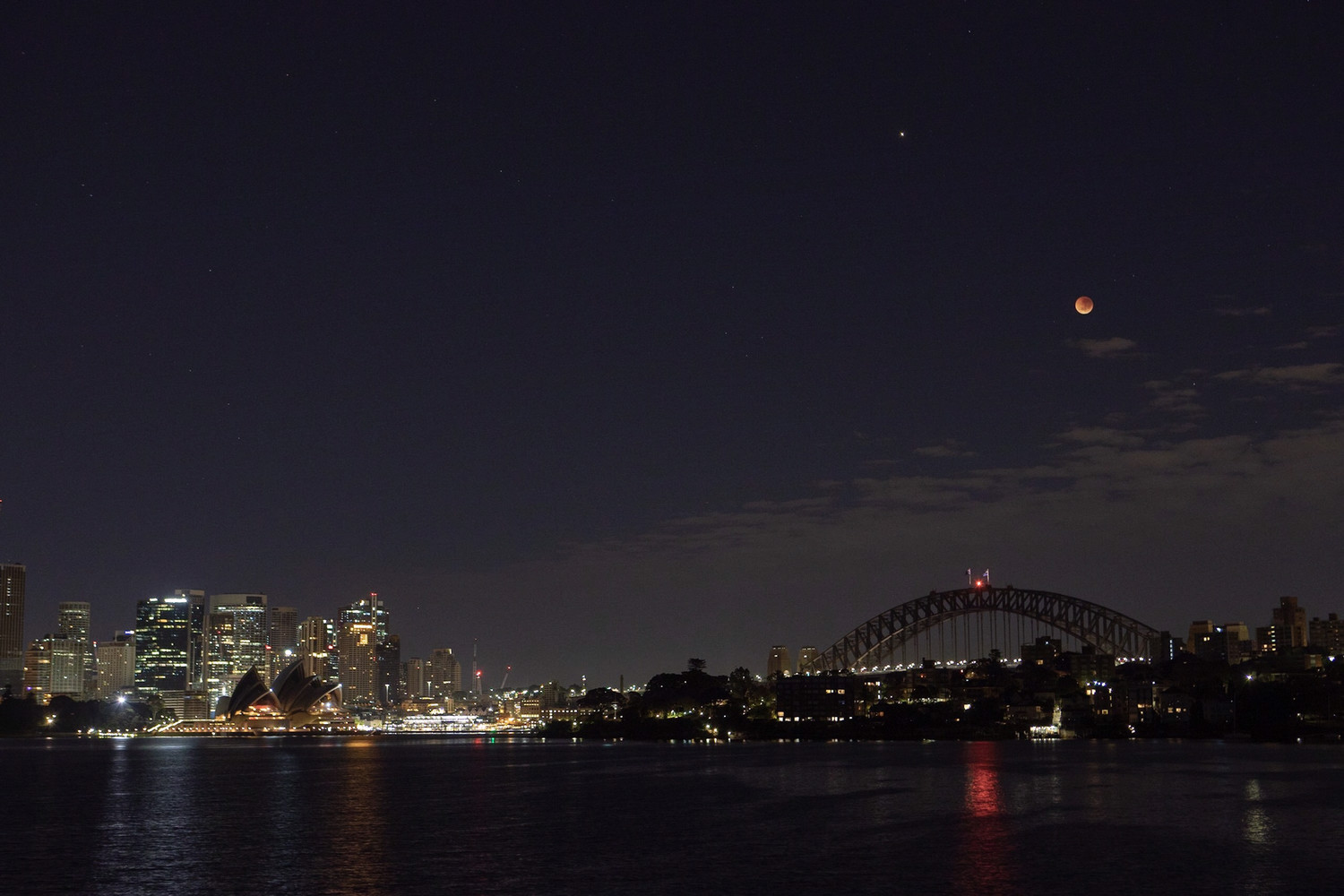 Sydney Blood Moon Print Sydney Blood Moon Print