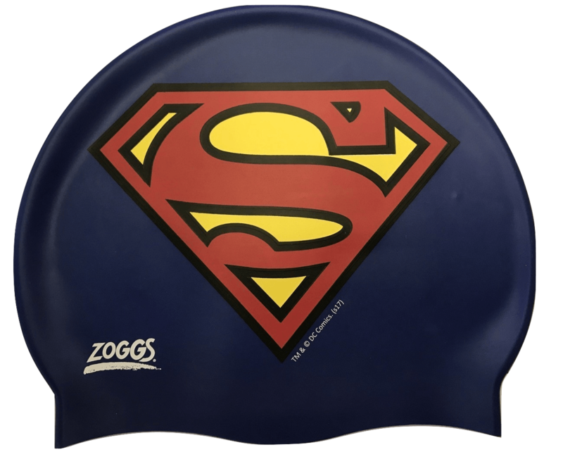 zoggs superman swimming hat