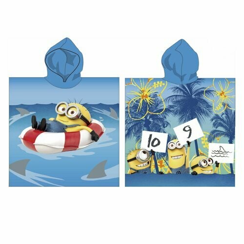 Minions poncho towel