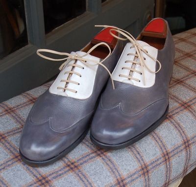 Derby Richelieu En Cuir Noir Pointure 43 (UK 10) - Marque Emling - Empeigne Perforée, Occasion
