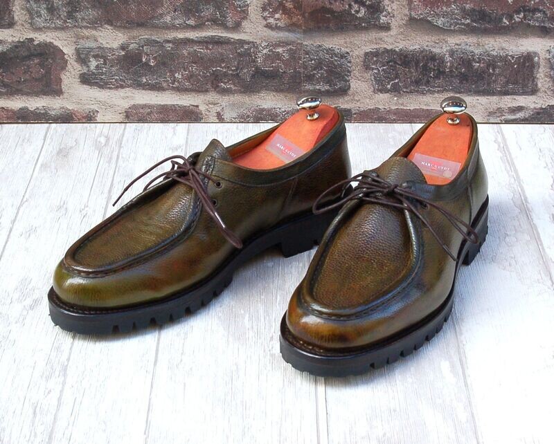 Derby "Wallabee" feuilles d'automne