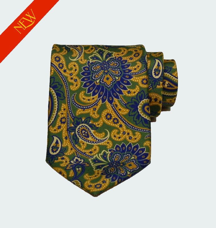 Cravate Paisley Soie