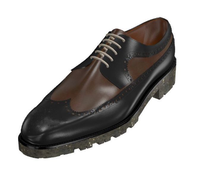 Derby "Longwing" noir & marron