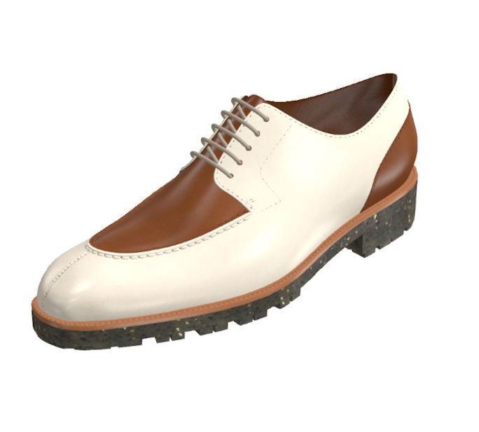 Derby "Chasse" ivoire & chestnut