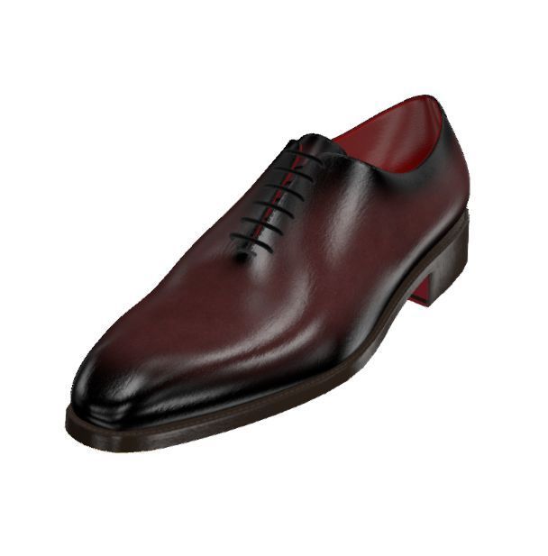 Wholecut bordeaux marbré