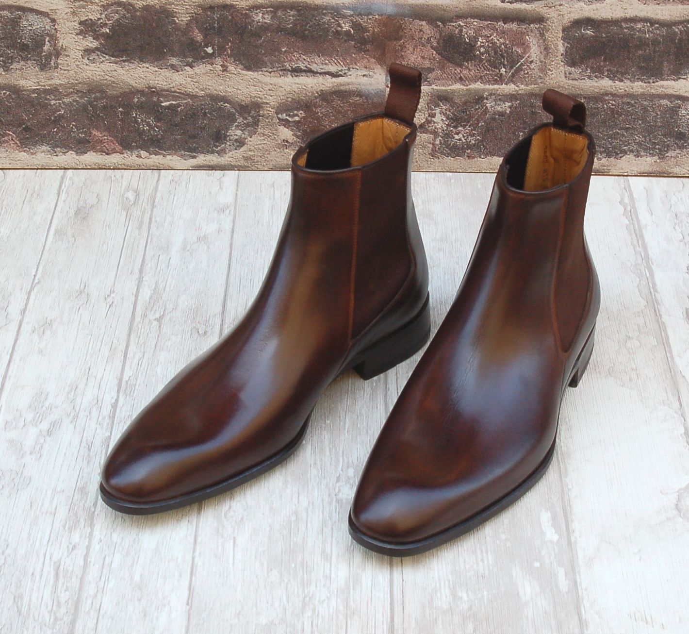 Chelsea Boots Pin Brûlé