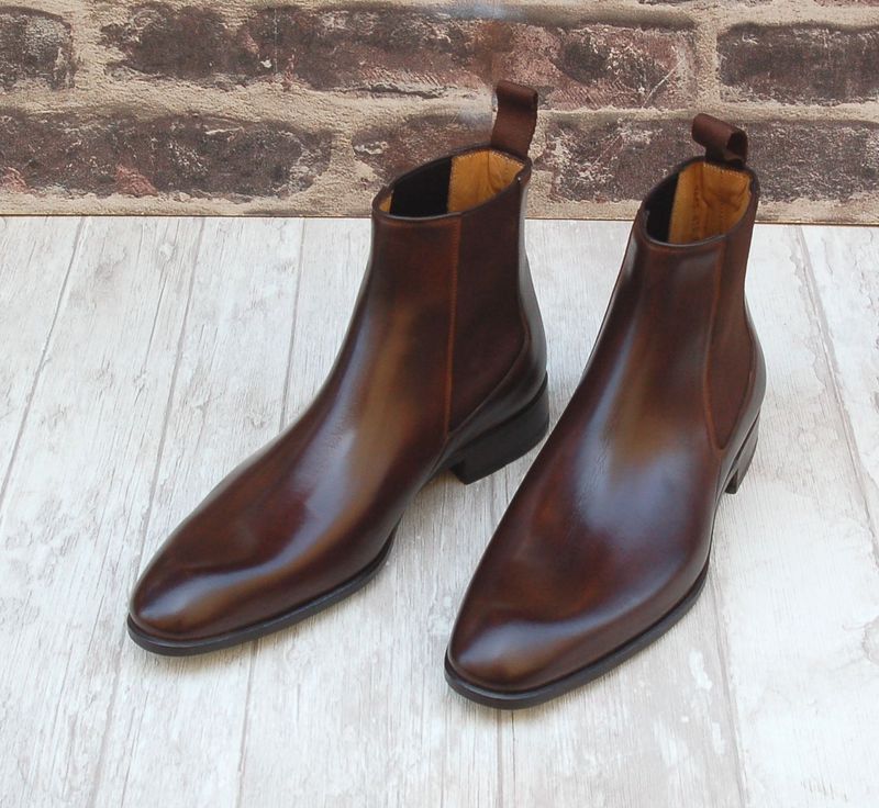 Chelsea Boots Pin Brûlé Chelsea Boots Pin Brûlé