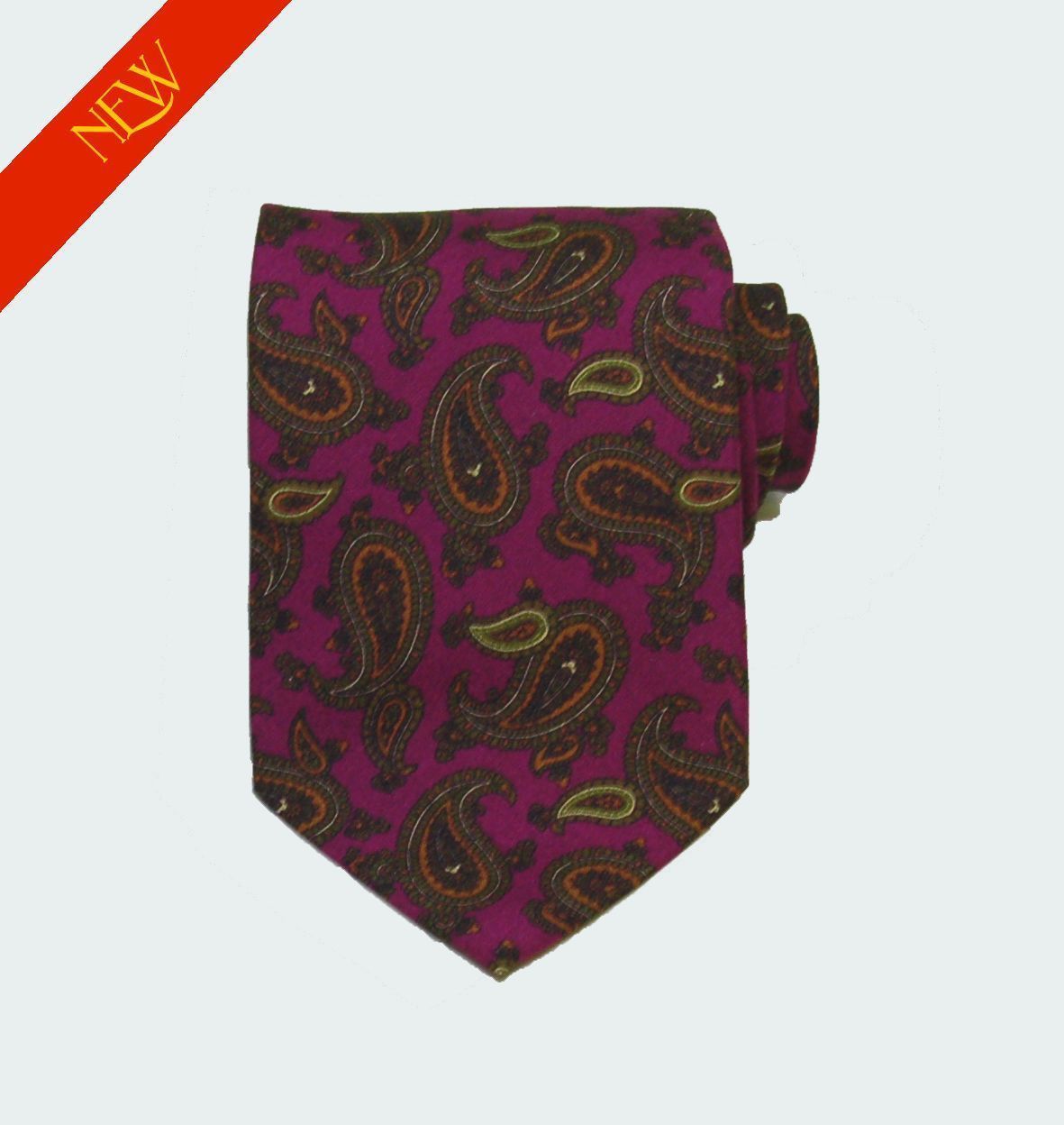 Cravate Paisley Soie