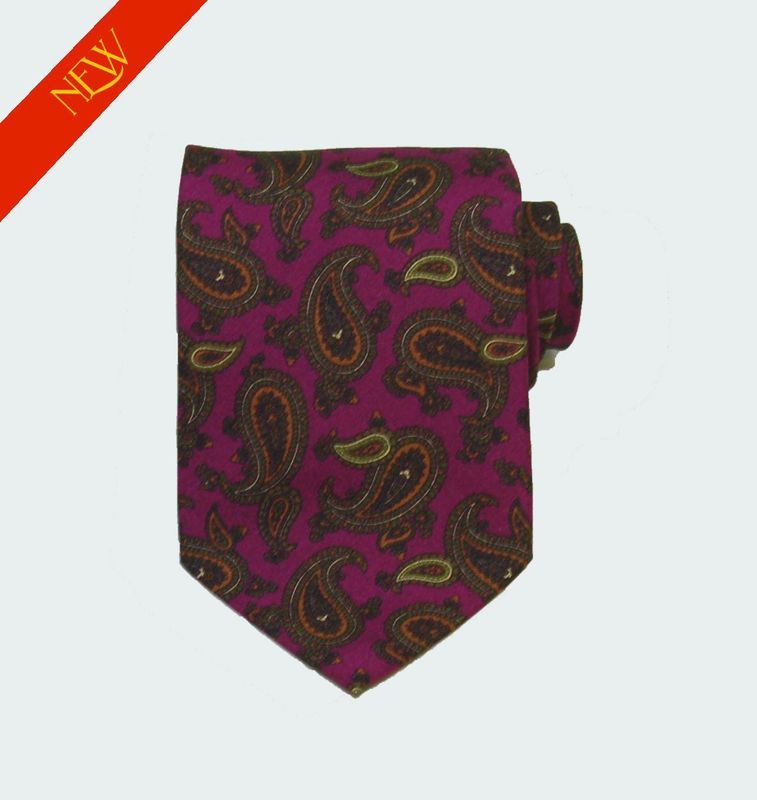 Cravate Paisley Soie Cravate Paisley Soie