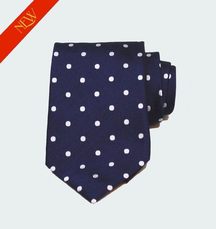 Cravate Pois Reps de Soie Cravate Pois Reps de Soie