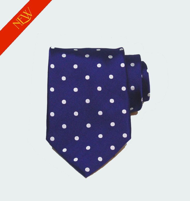 Cravate Pois Reps de Soie Cravate Pois Reps de Soie